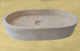 Oval Travertine Sink in uae