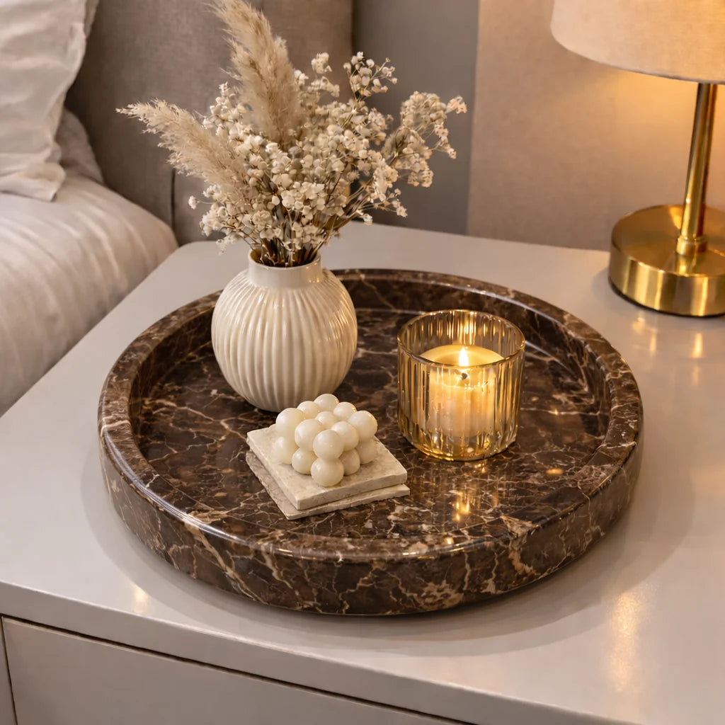 Aura Marble Decor tray