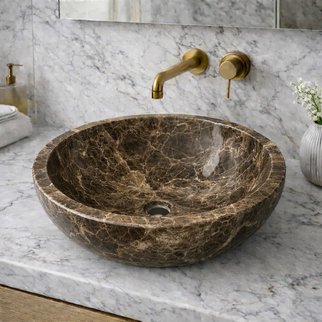 Vessel Sink Honed And Filled