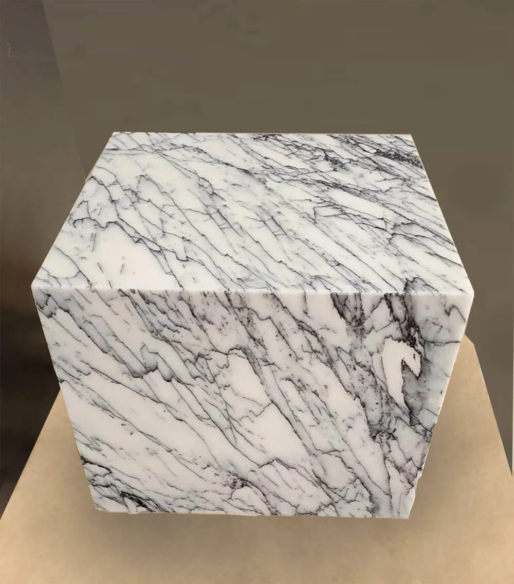 Calacatta Viola Marble End Table