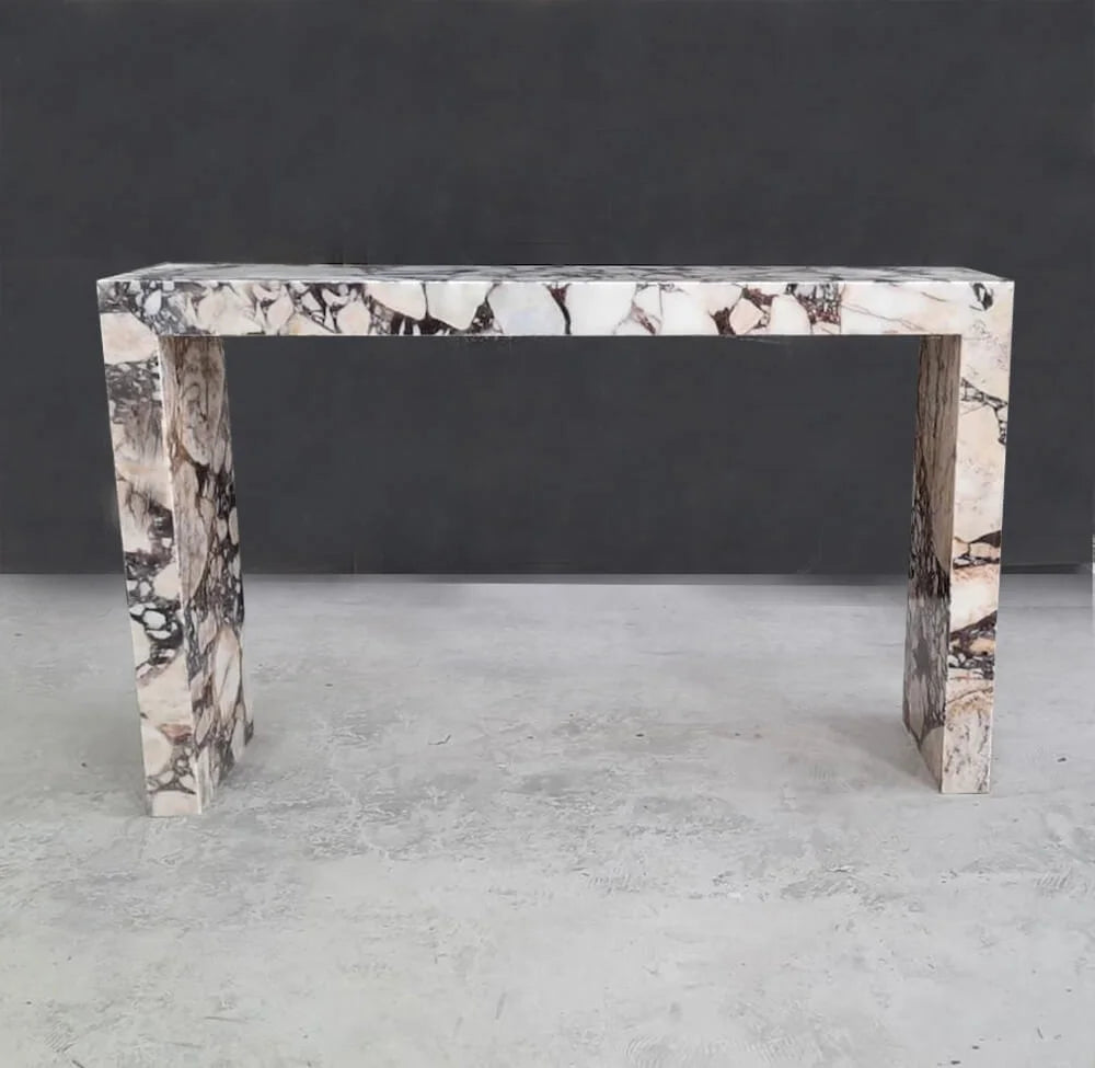 Calacatta Viola Marble Side Table in UAE