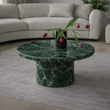 Custom Viola Marble Side Table