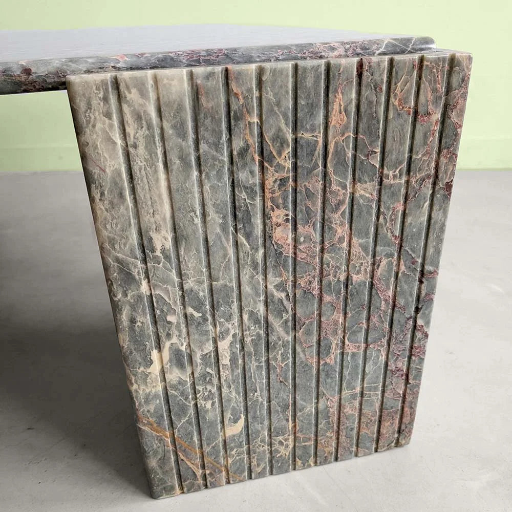 eye shaped marble coffee table décor ideas