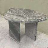 Gray Mist Gray Night White Marble Table for sitting room