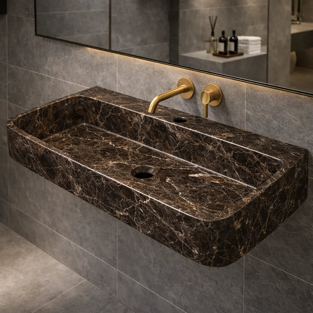 Hand Carved Marble Sink