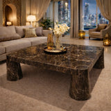 Carrara Royale Marble Coffee Table