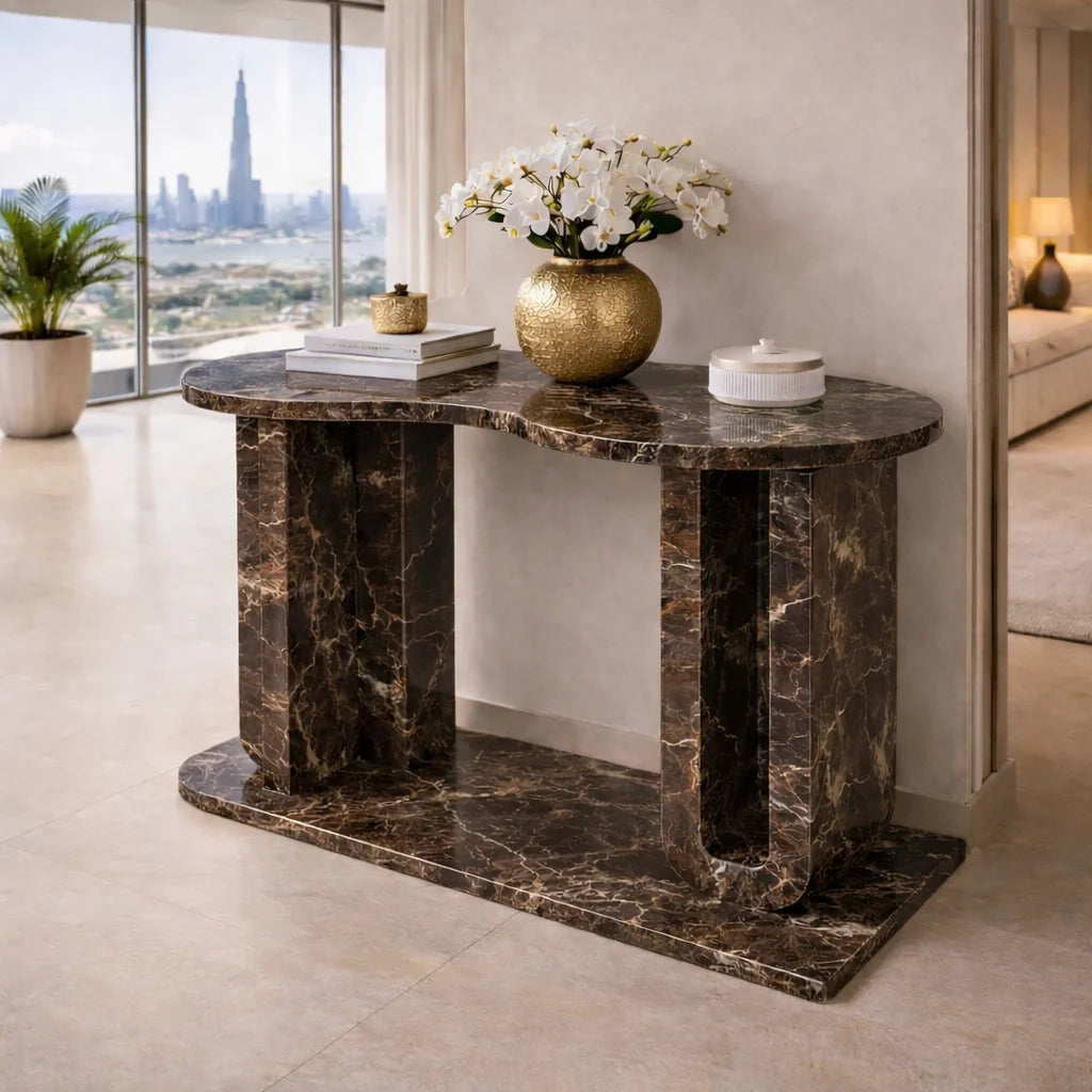 Celestia Marble Console Table