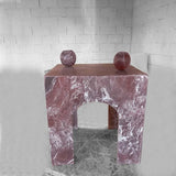 Handmade Luxury Calacatta Viola Marble Table