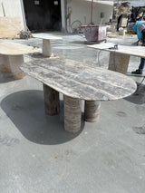 Elite Oval Marble Dining Table