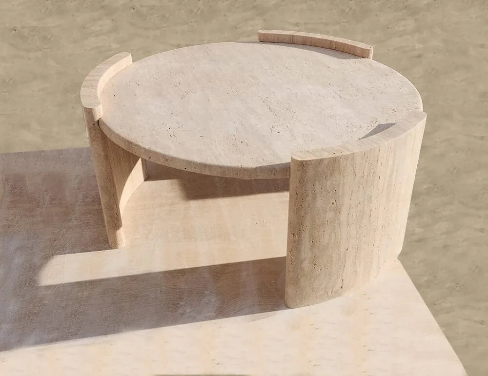 Luxurious Travertine Coffee Table