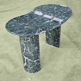 luxury green marble dining table interior