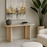 Velmora Arc Stone Console Table