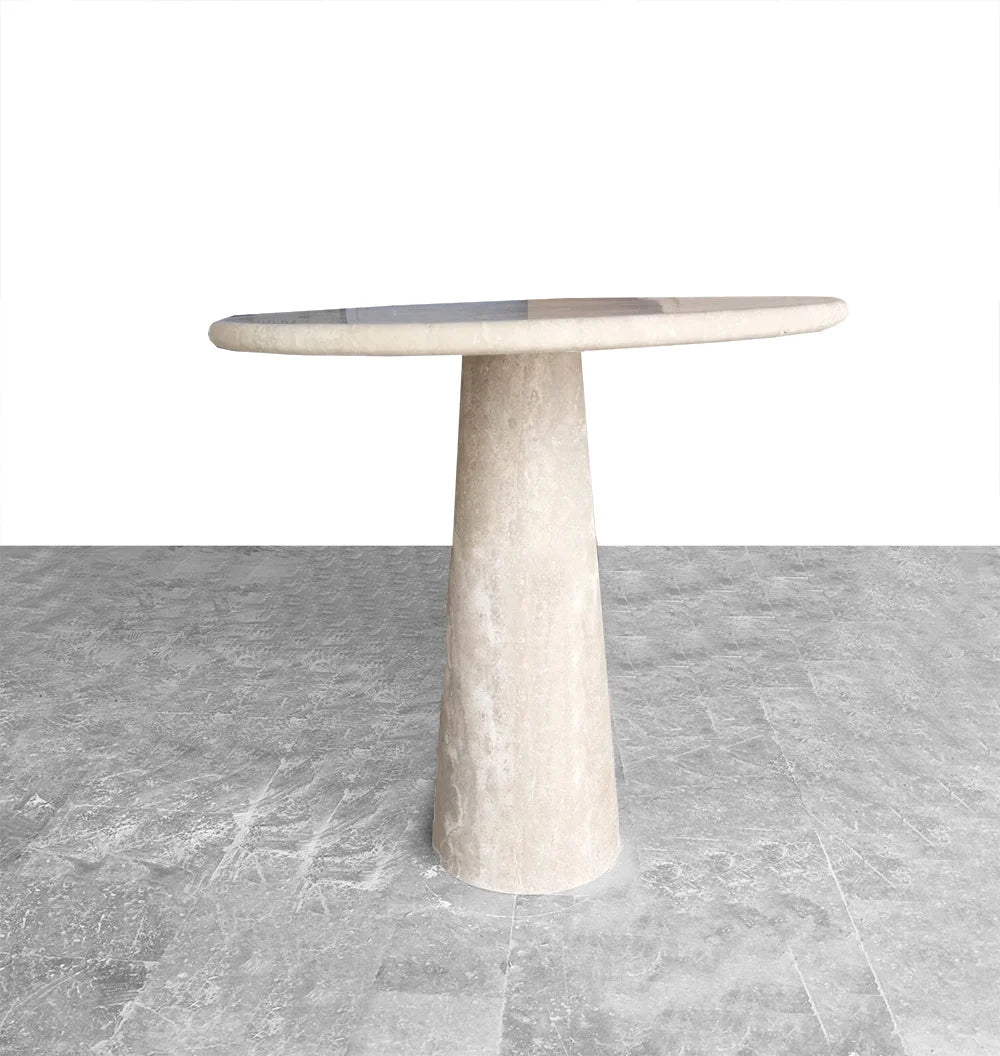 Luxury Travertine Round Dining Table