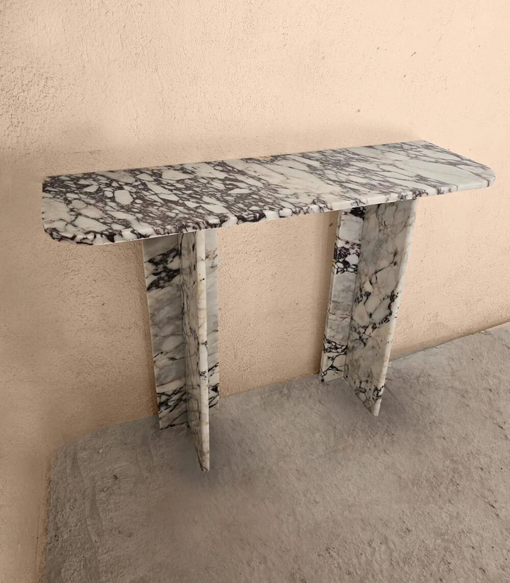 Luxury Calcatta Violet Marble Side Table in UAE