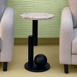 luxury marble side table in dubai