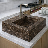 Majestic Marble Cube Sink