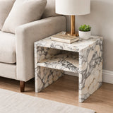 Marmo Calacatta Marble Side Table