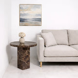 Midnight Marble Side Table
