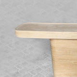 minimalist stone coffee table