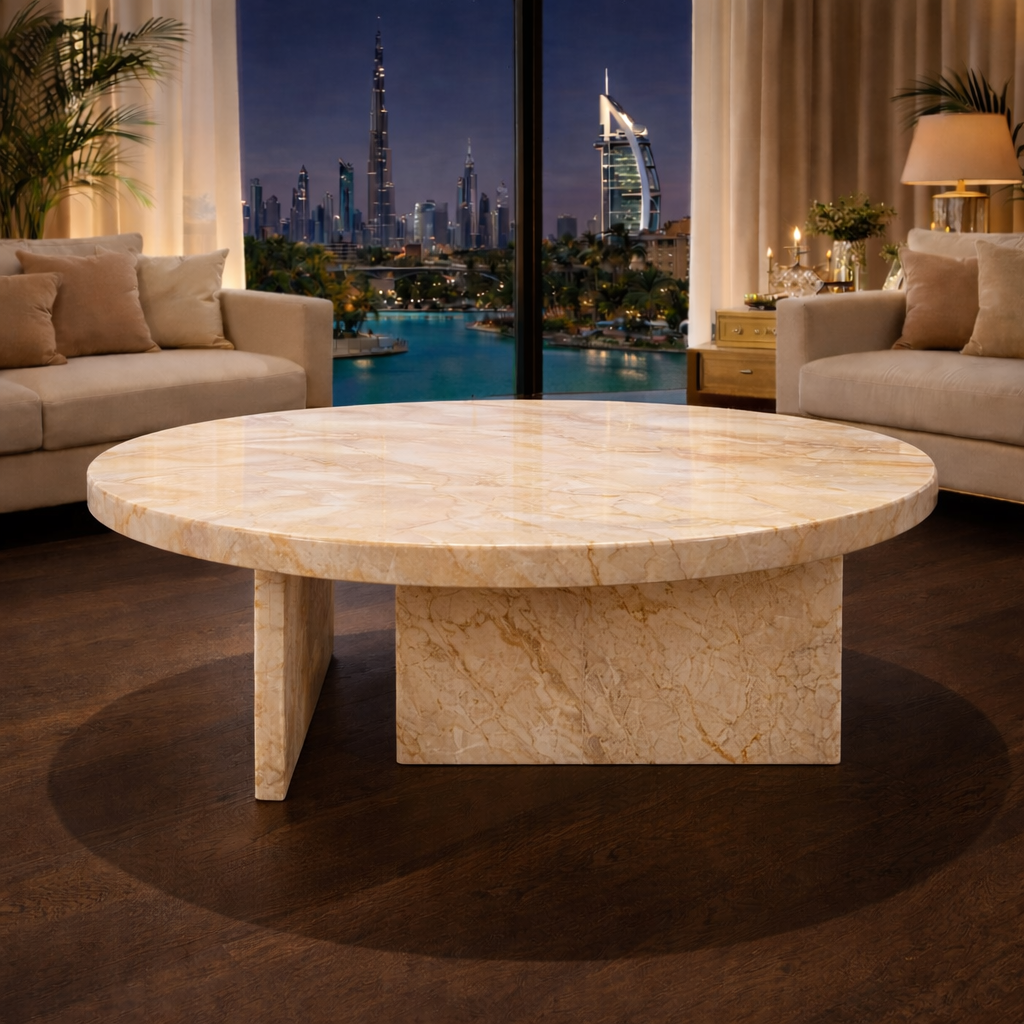 Minimalist Marble Coffee Table