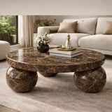 Nero Marquina Marble Coffee Table