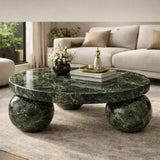 Nero Marquina Marble Coffee Table
