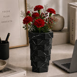 Oslo Stacked Marble Vase