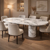 Prestige Oval Stone Dining Table