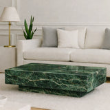 Modern Rectangular Marble Coffee Table