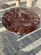 Ruby Crown Marble Dining Table
