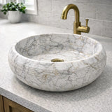 Ruby Stone Vessel Sink