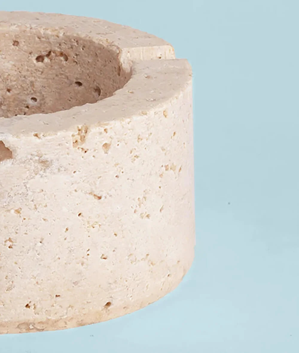 Travertine Marble Cigar Ashtray in Duabi