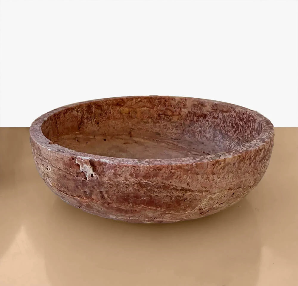 Travertine Marble Decorative Bowl in UAE
