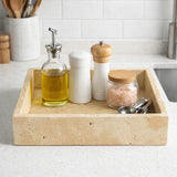 Travertine Marble Tray for Vanity