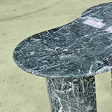 veined emerald marble table handmade