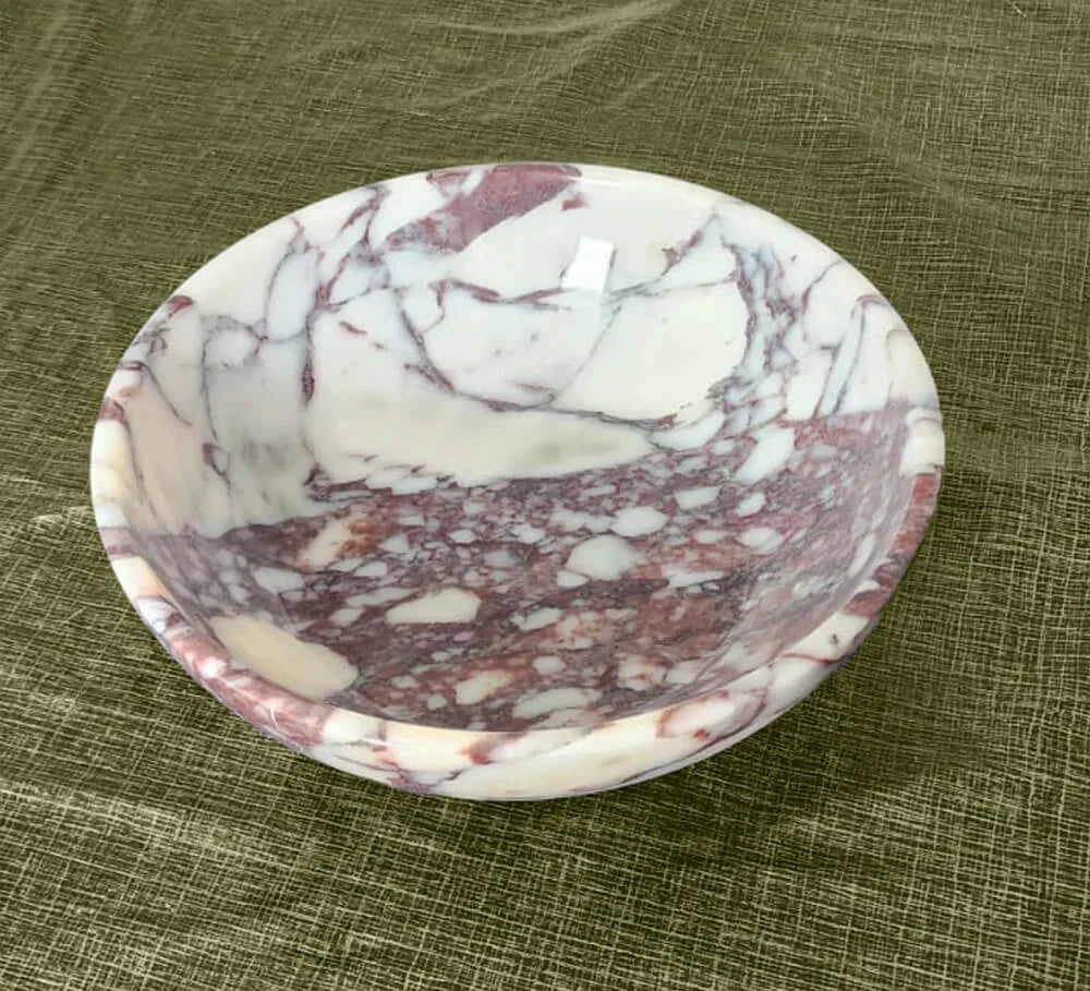 White Marble Plate Kitchen Accessories