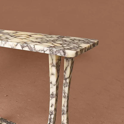 Architectural marble console table Viola