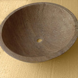 Beige Travertine Vessel Sink
