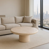 Espresso Luxe Marble Coffee Table