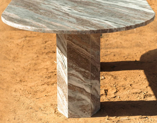Luxury marble dining table in dubai