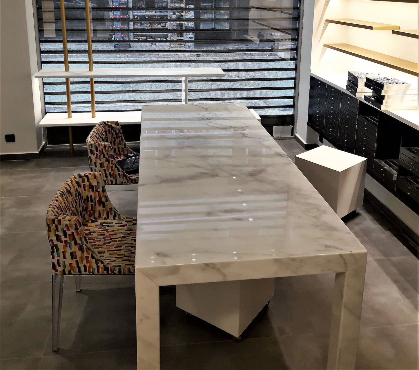 Prime Marble Rectangular Dining Table
