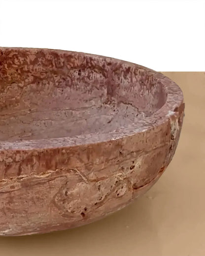 Travertine Marble Decorative Bowl