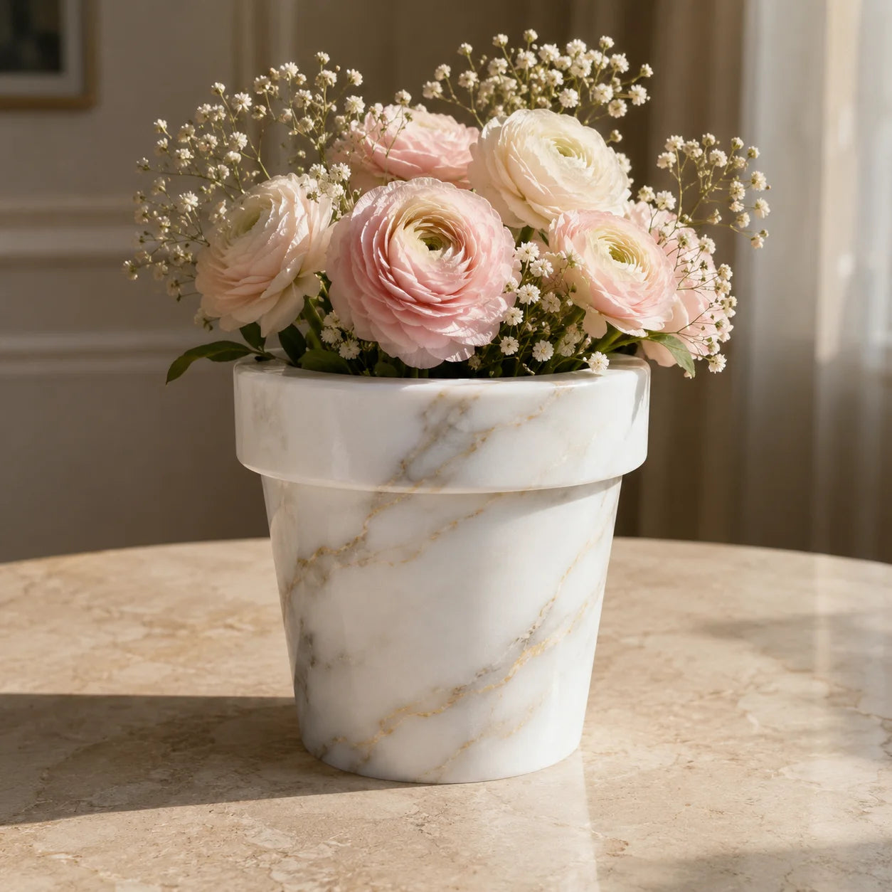 Alba Marble Planter