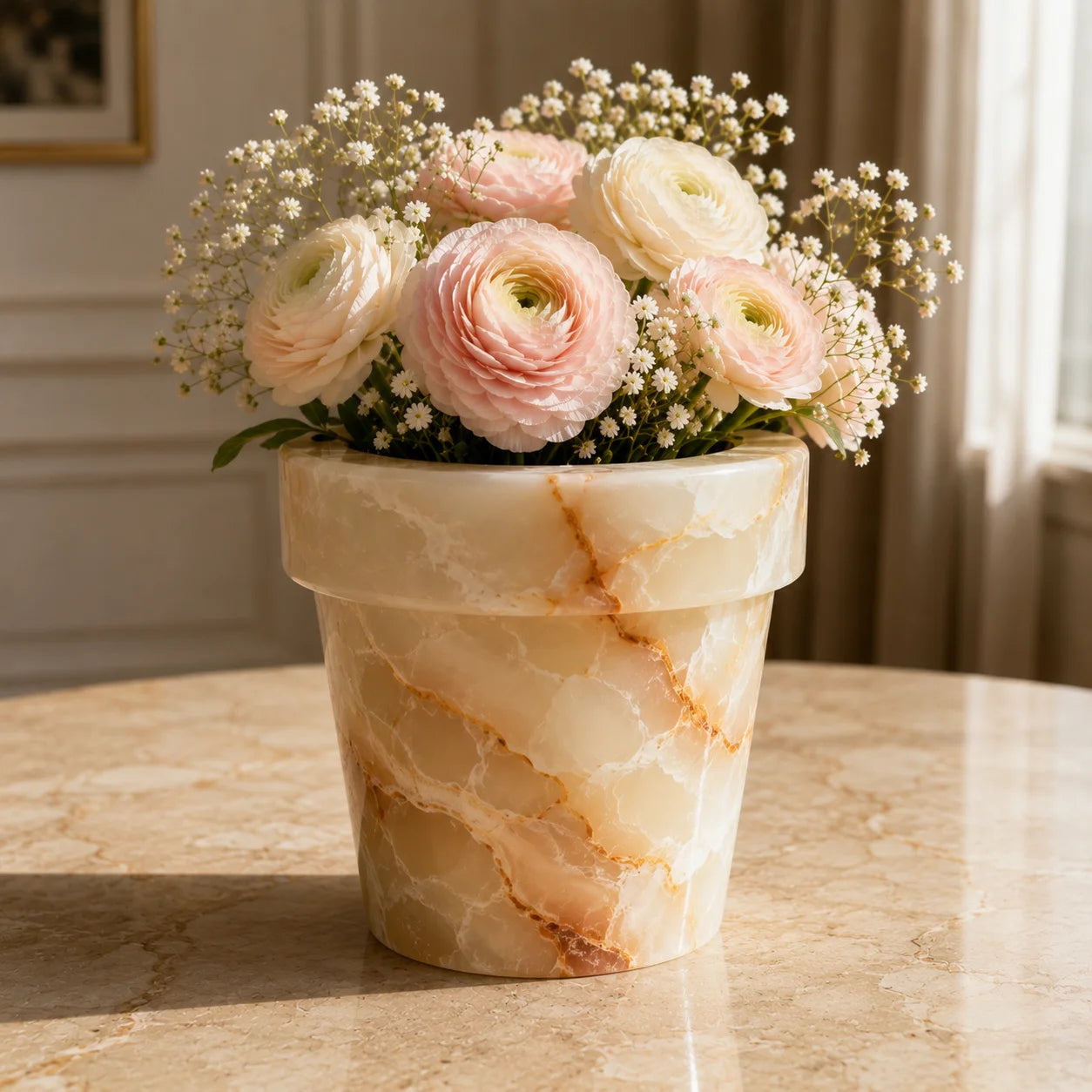 Alba Marble Planter