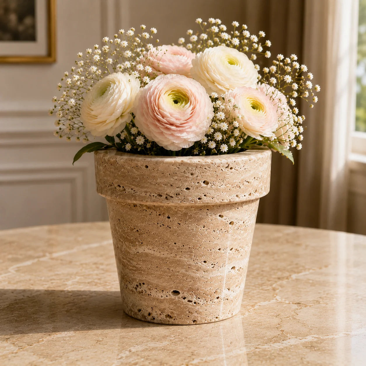 Alba Marble Planter