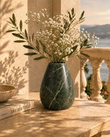 Amalfi Travertine Vase