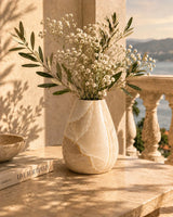 Amalfi Travertine Vase