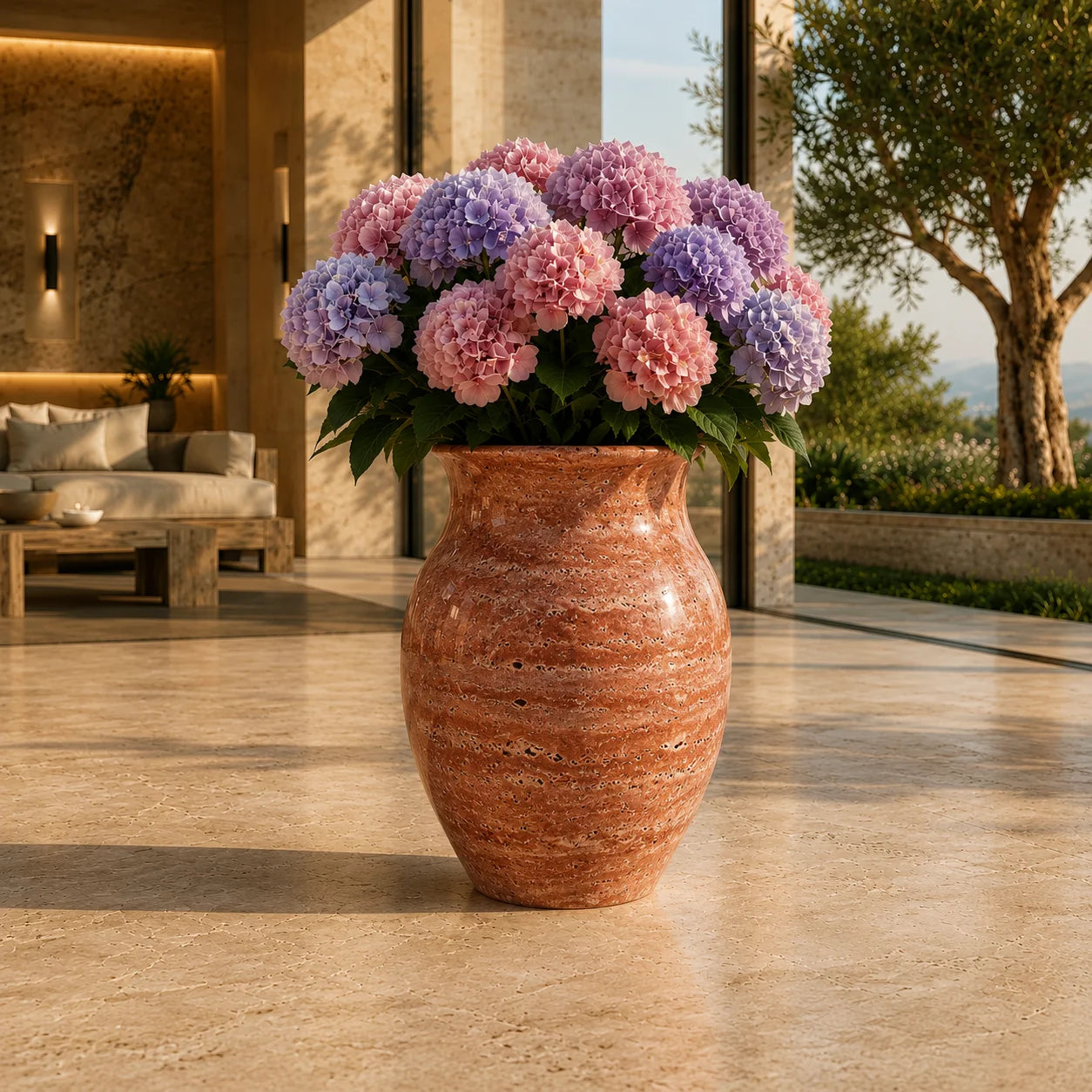 Amalfi Stone Vase