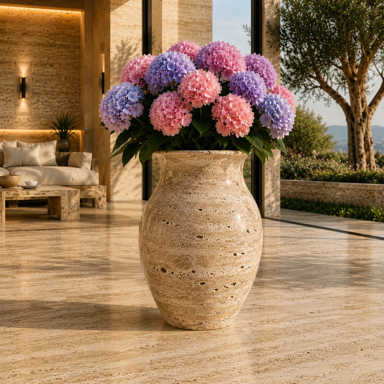 Amalfi Stone Vase