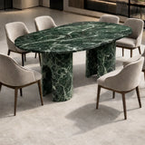 Arch Pillar Marble Dining Table